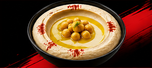 صحن حمص بطحيه كبير