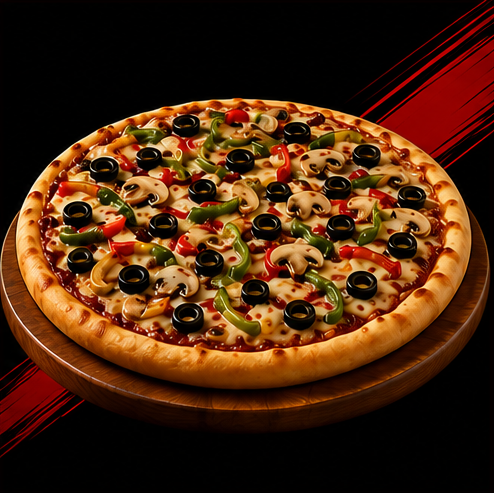 بيتزا خضروات صغير